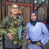 Kepala Disdikbud Kuningan U Kusmana S.Sos, M Si dan Heni Entin Sulastri SPd. (Foto: didin sanudin/kuninganmass)