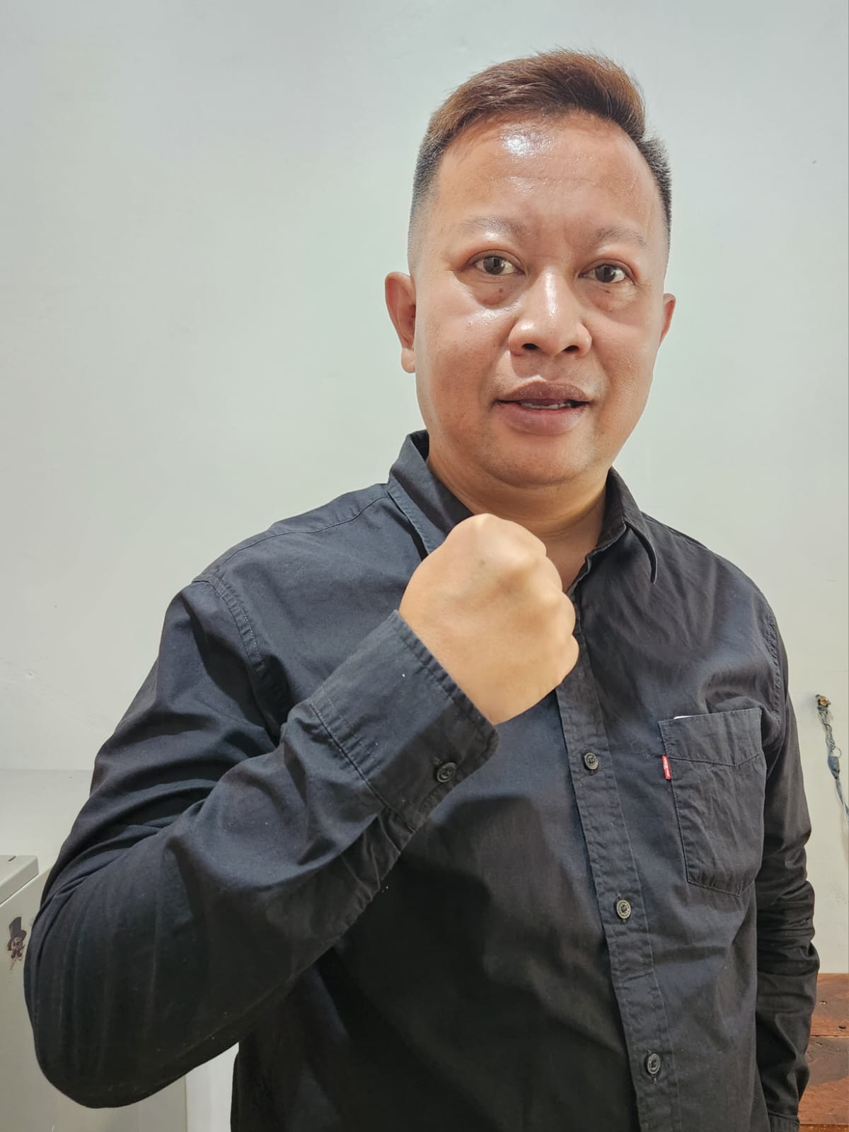 Uha Juhana Ketua LSM FRONTAL (foto.dok.ist/ubai).