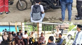 Suasana lapangan pada saat pembinaan dan penertiban (foto.dok.ist/ubai).