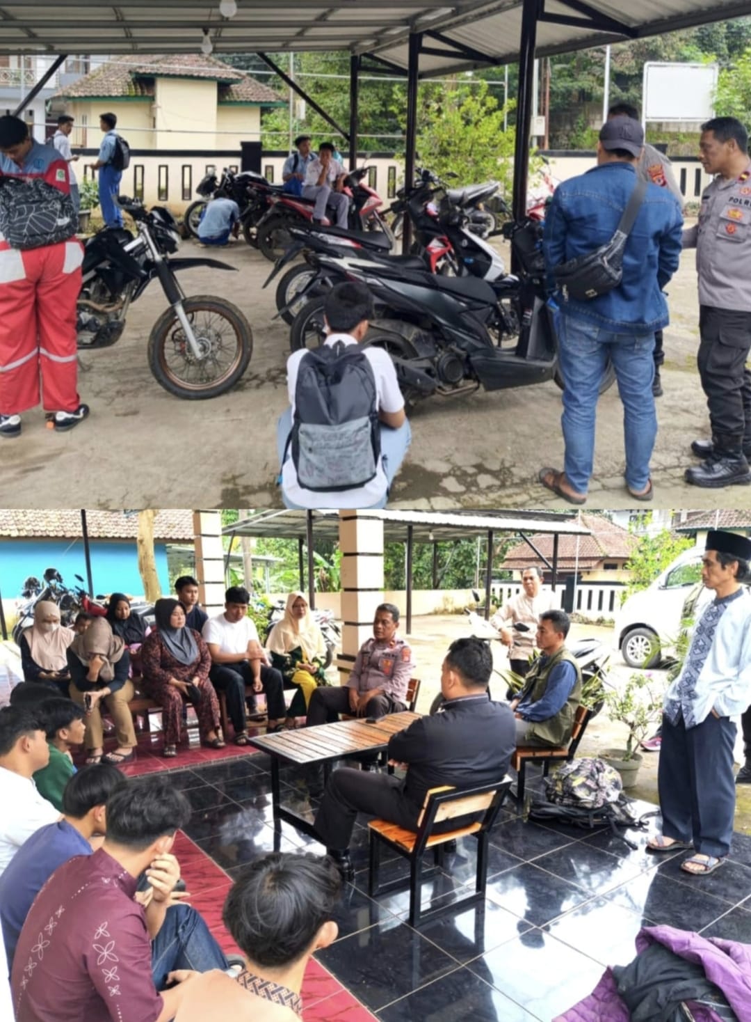 Suasana lapangan pada saat pembinaan dan penertiban (foto.dok.ist/ubai).