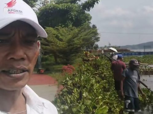 Cuplikan video tiktok Kuwu Umar Jagara, (foto: @kuwu_jagara119)