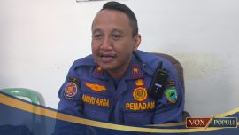 Kepala UPT Pemadam Kebakaran Satpol PP Kuningan, Andri Arga Kusumah, SE, (foto: Farid)