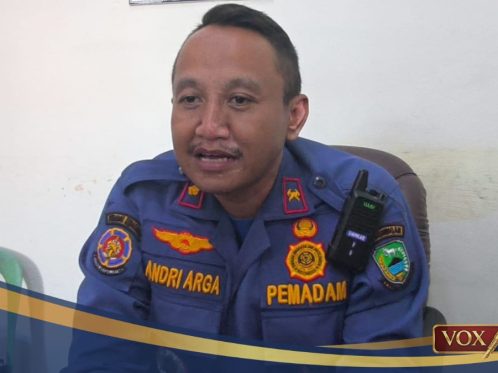 Kepala UPT Pemadam Kebakaran Satpol PP Kuningan, Andri Arga Kusumah, SE, (foto: Farid)
