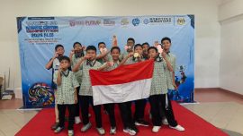 Santri HK2 di d Robotic Center Competition 2026, UPM Malaysia (12/08). foto: Ist